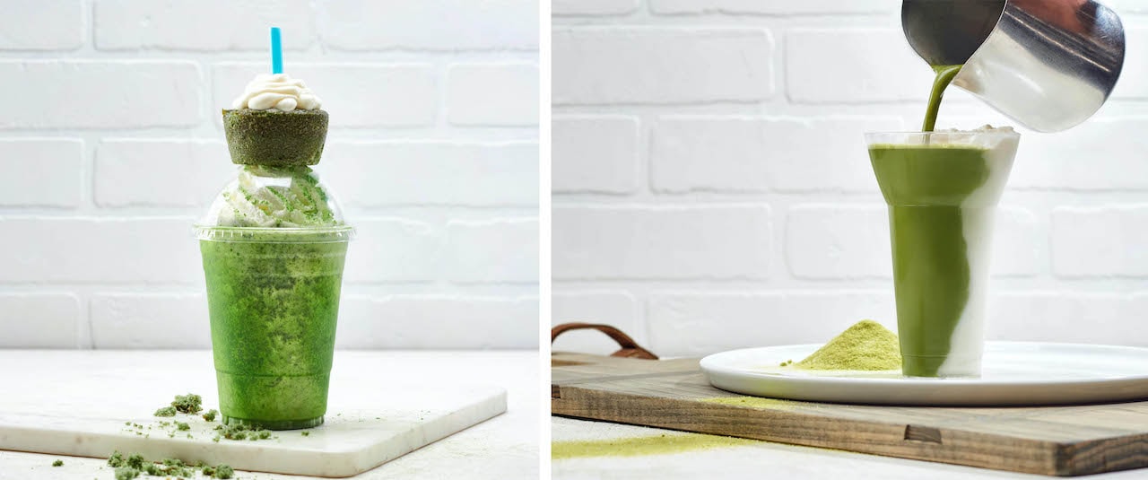 St. Patrick’s Affagato and Green Velvet Cake Shake from Vivoli il Gelato at Disney Springs
