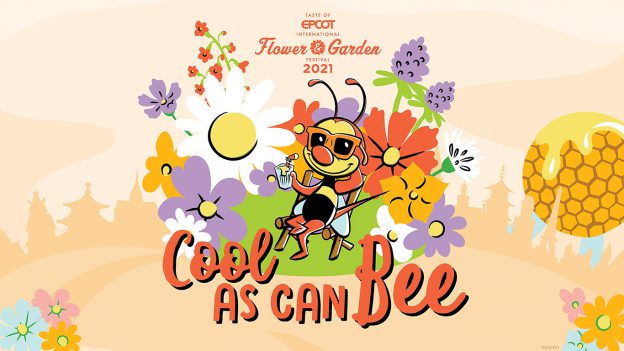 2021 Taste of Flower & Garden Festival wallpaper featuring Spike the Bee