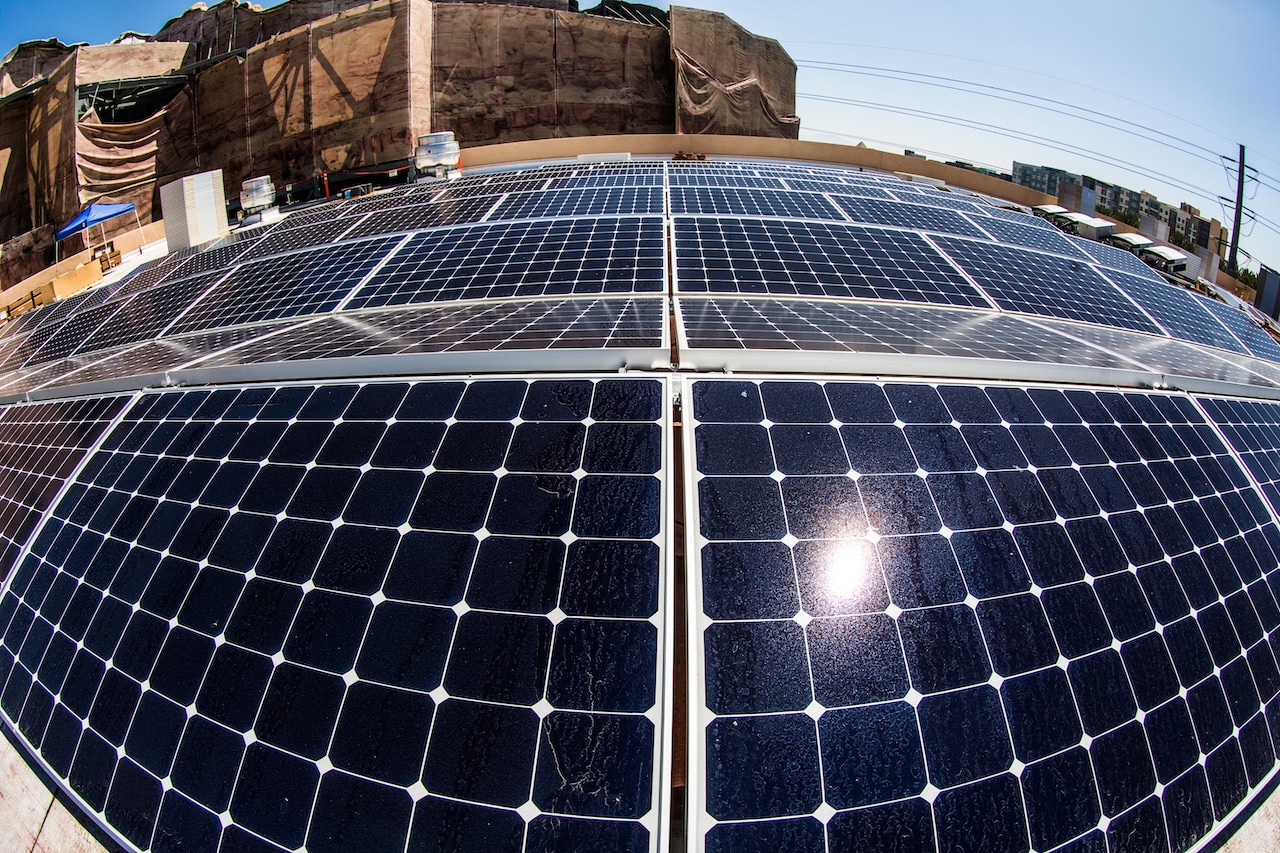 Solar panels at Disneyland Resort