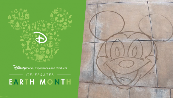 Mickey Mouse water art graphic