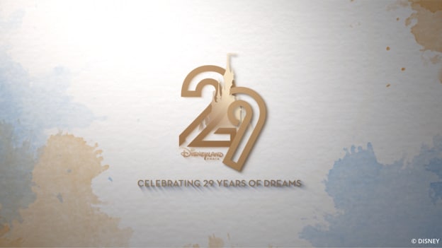 Logo for the 29th Anniversary of Disneyland Paris