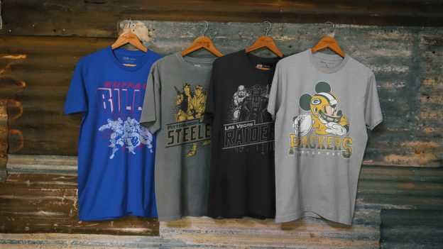 Tees from the Disney, NFL and Junk Food Clothing Collaboration