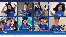 Gallery of Make-A-Wish kids celebrating the reveal of the Disney Wish
