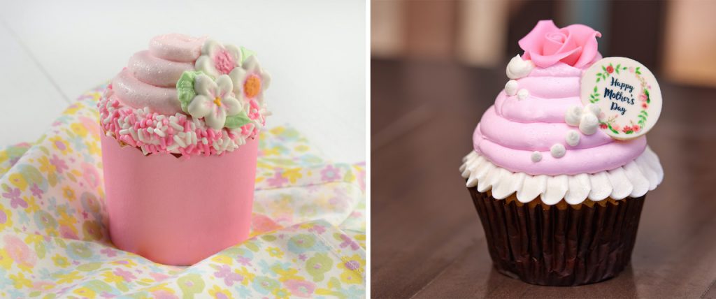 Mother’s Day Sweet Blossom Cupcake and Mother’s Day Red Velvet Cupcake 