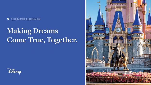 Celebrating Collaboration at Disney Parks graphic