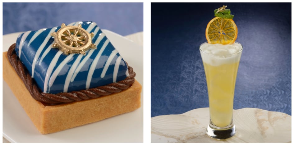 Collage of Disney Cruise Line treats available at The Market at Ale & Compass