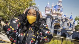 Grammy Award-winning recording artist Brandy at Disneyland Park