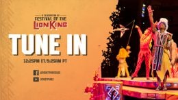 'A Celebration of Festival of the Lion King' graphic