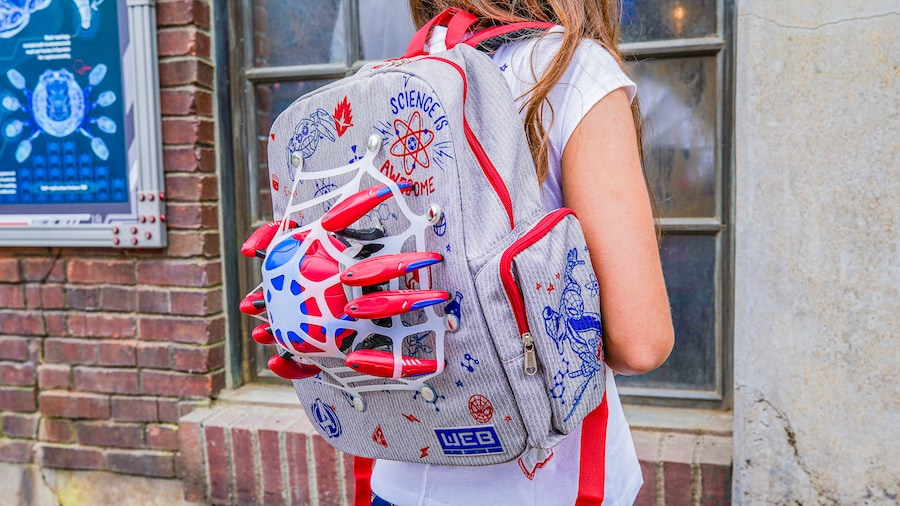 Spider-Man backpack Avengers Campus Food and Merchandise Guide