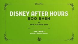 Disney After Hours BOO BASH graphic