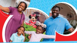 Graphic with family meeting Minnie Mouse
