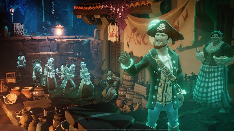Screen shot from the new "Sea of Thieves: A Pirate’s Life" game