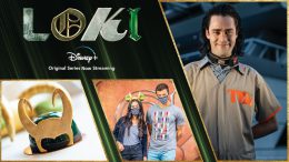 Graphic of Loki with new products available on shopDisney