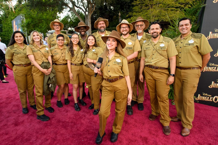 Disneyland Skippers at Disney's "Jungle Cruise" World Premiere