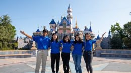 Anaheim High School Students at Disneyland park