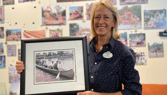 Vin Reilly in her Disneyland Resort office