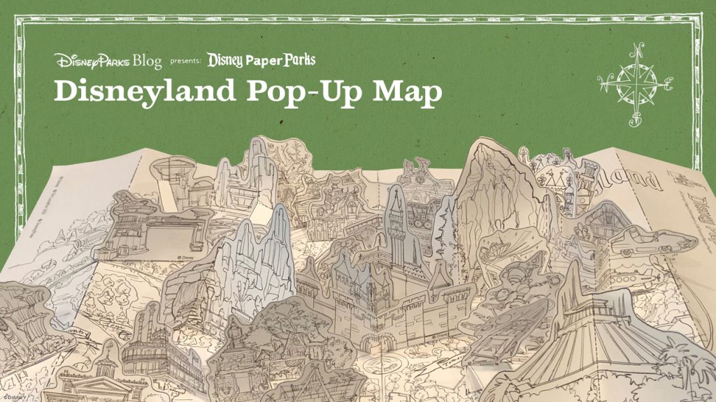 Create Your Own Paper Map of Disneyland Park with Disney Paper Parks