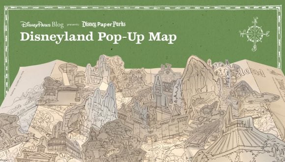 Disney Parks Blog Presents Disney Paper Parks - Disneyland Pop-Up Map