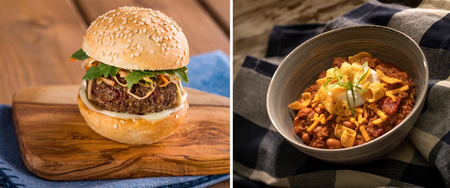 The Impossible Burger Slider and Impossible Three-Bean Chili