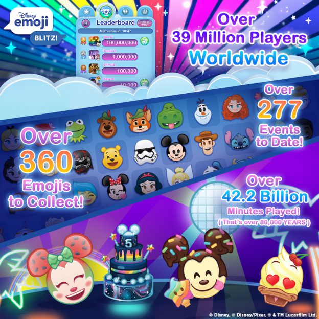 Disney Emoji Blitz Celebrates 5 Years With Exciting InGame Events and