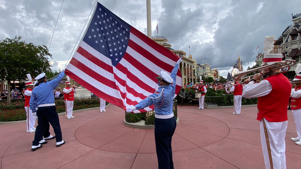 Time-Honored Flag Retreat Ceremonies return to Walt Disney World Resort and Disneyland Resort | Disney Parks Blog