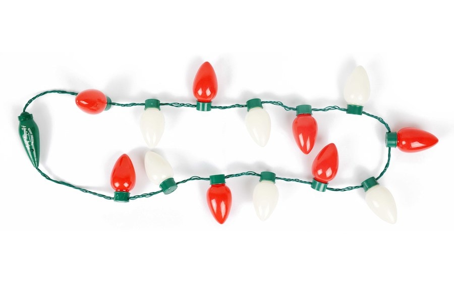 Holiday light-up necklace