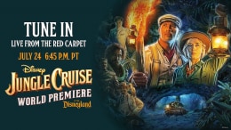 Graphic for the live stream of Disney's "Jungle Cruise"