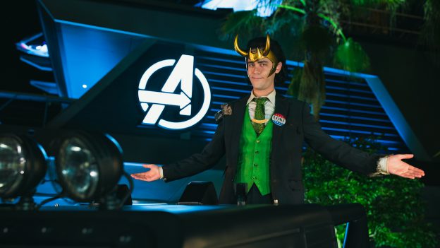 Loki at Avengers Campus at Disney California Adventure Park