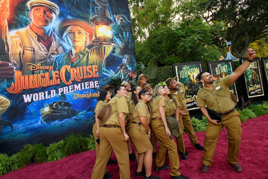 Jungle Cruise Skippers arrive at the World Premiere of Disney’s “Jungle Cruise” at Disneyland Park