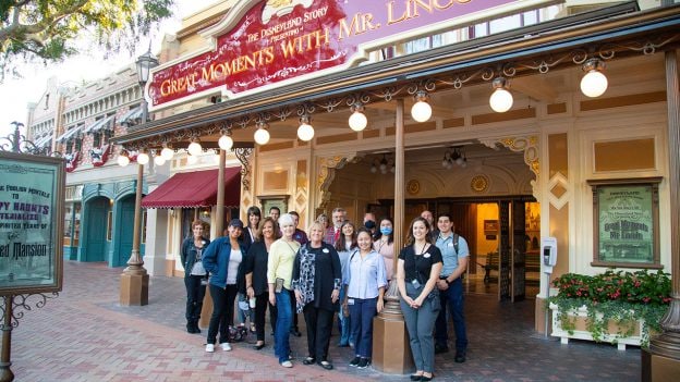 Cast members on Heritage tour
