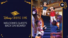Graphic for Disney Cruise Line returning to sailing