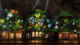 "Mickey's Mix Magic" Projection Show Lights Up Disneyland park