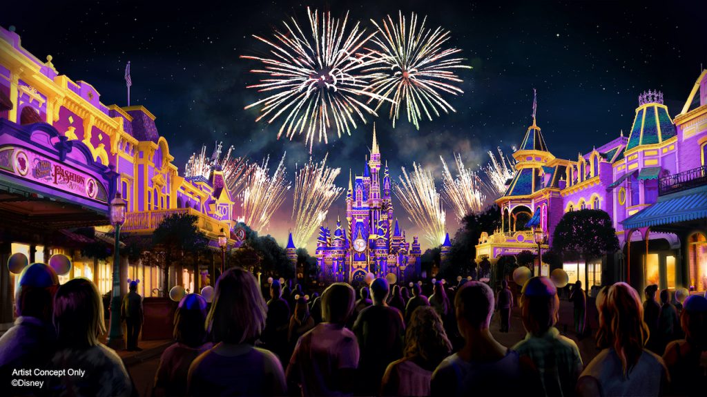 Disney Enchantment Firework Show 4