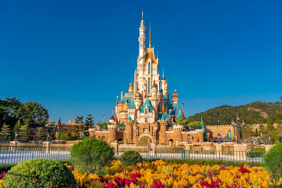 Castle of Magical of Dreams at Hong Kong Disneyland