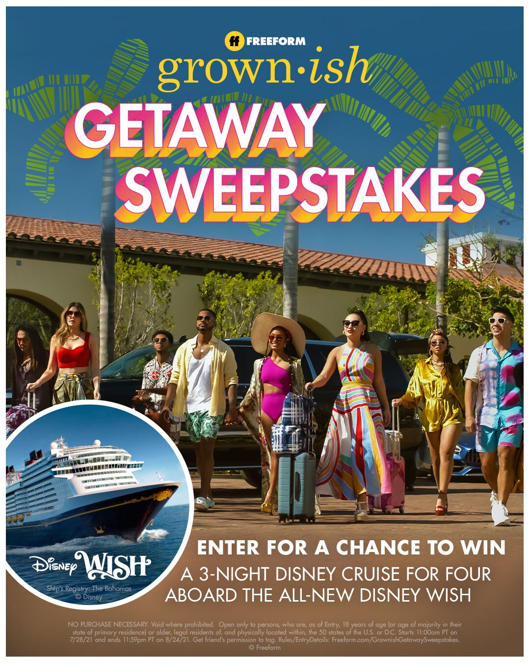 Freeform’s ‘grown-ish Getaway Sweepstakes’
