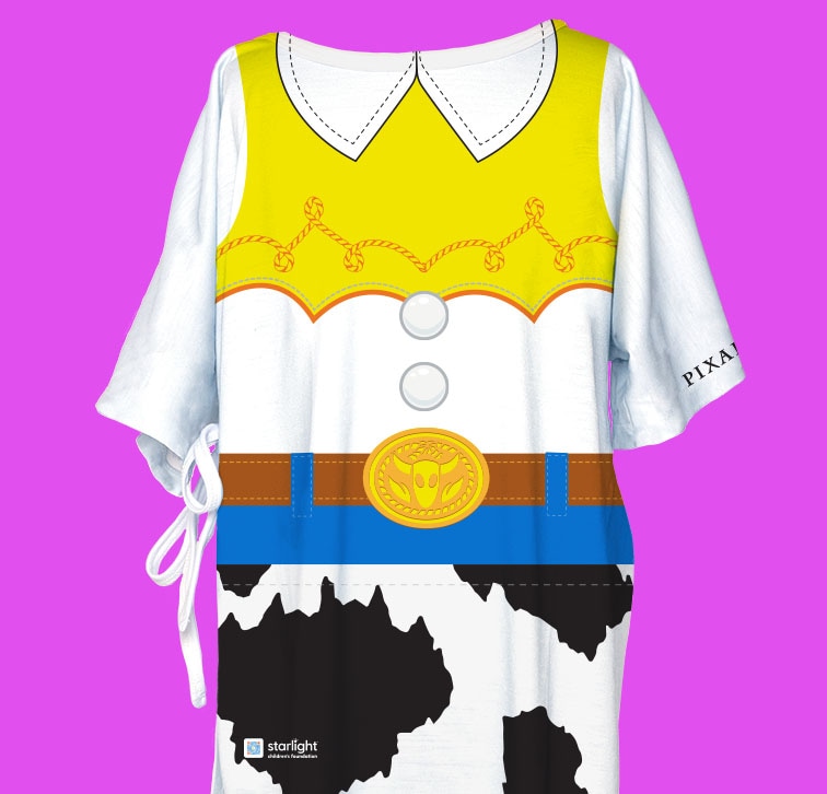 Pixar-themed Starlight Hospital Wear inspired by iconic Pixar movie “Toy Story”