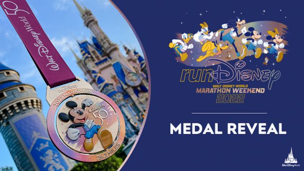 Medal revela graphic for the 2022 Walt Disney World Marathon Weekend
