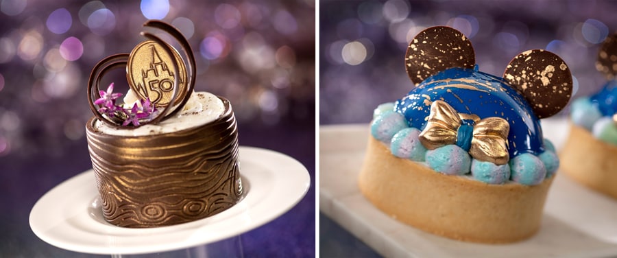 Petit Stump Cake and 50th Celebration Tart  The World’s Most Magical Celebration 