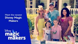 Disney Magic Makers Beery family photo in front of house