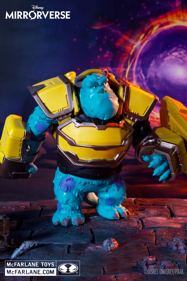 Disney Mirrorverse McFarlane Toys Figures Revealed Sully Monsters Inc. Visit mcfarlane.com