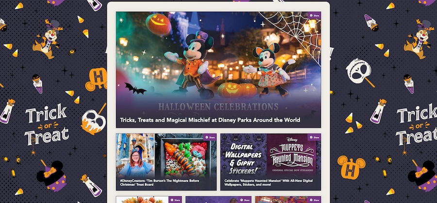 Disney Parks Blog "Everything Halloween" page