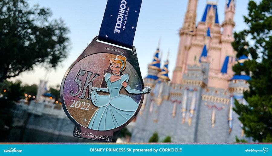 2022 Disney Princess 5k finisher medal