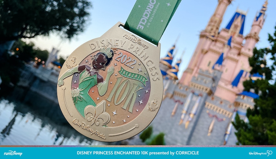 2022 Disney Princess 10k finisher medal