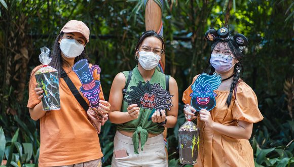 Cast Members get in the Halloween spirit at Hong Kong Disneyland