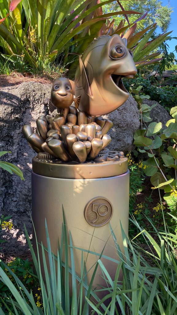 Fab 50 statue Dori and Nemo at Disney's Animal Kingdom