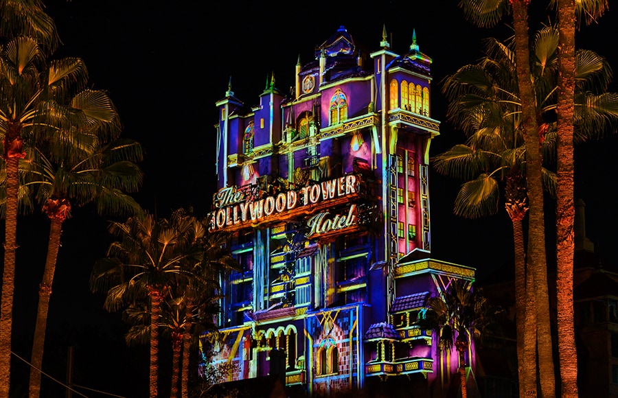 Disney's Hollywood Tower of Terror Beacon 50th Celebration at Hollywood Tower Hotel