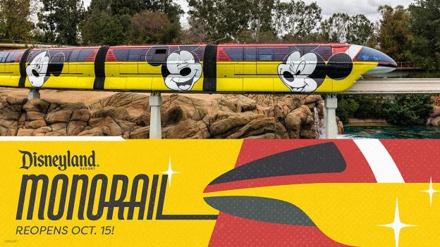 Disneyland monorail returns Friday October 15 2021