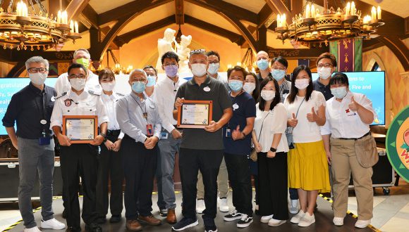 Safety and Wellness Recognition at Hong Kong Disneyland