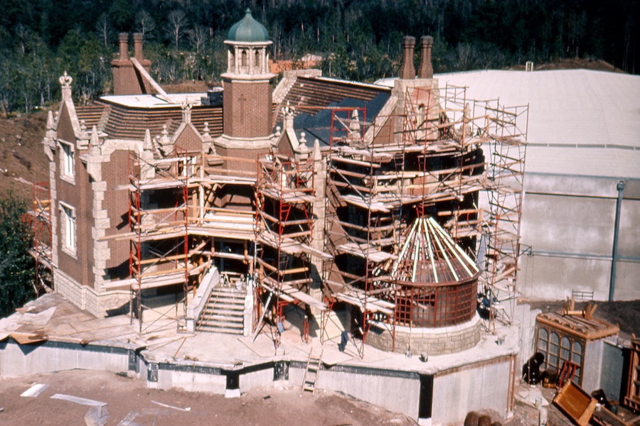 Haunted Mansion Under Construction at Magic Kingdom Park