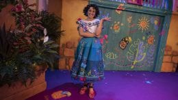 Mirabel from ‘Encanto’ at Disney ¡Viva Navidad! during Disney Festival of Holidays at Disney California Adventure park
